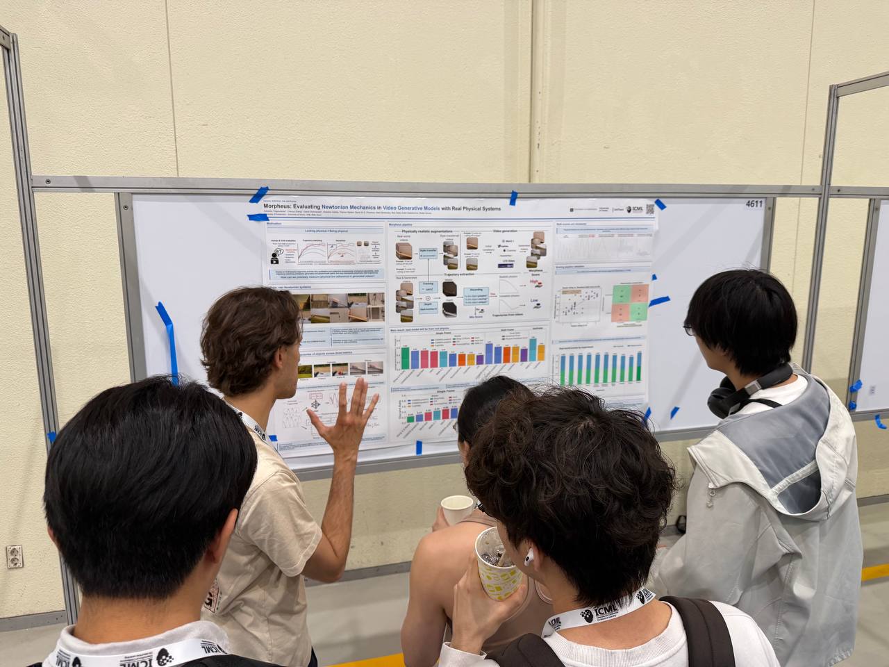 Presenting the Morpheus poster at ICML 2026